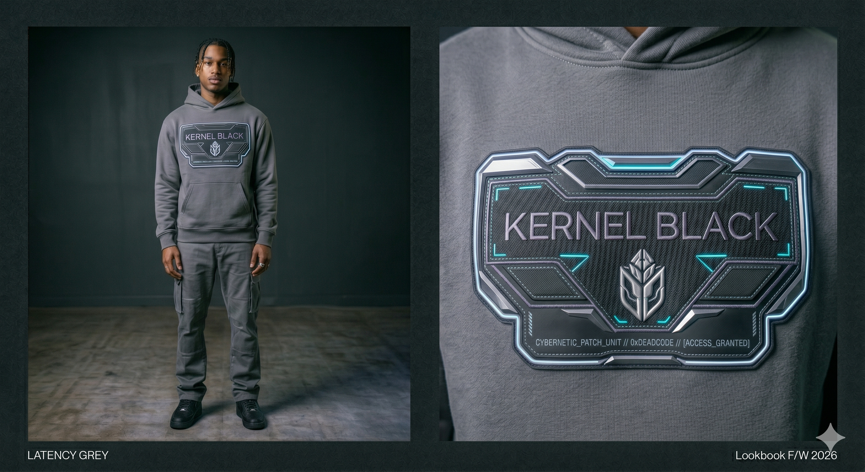 Latency Grey hoodie