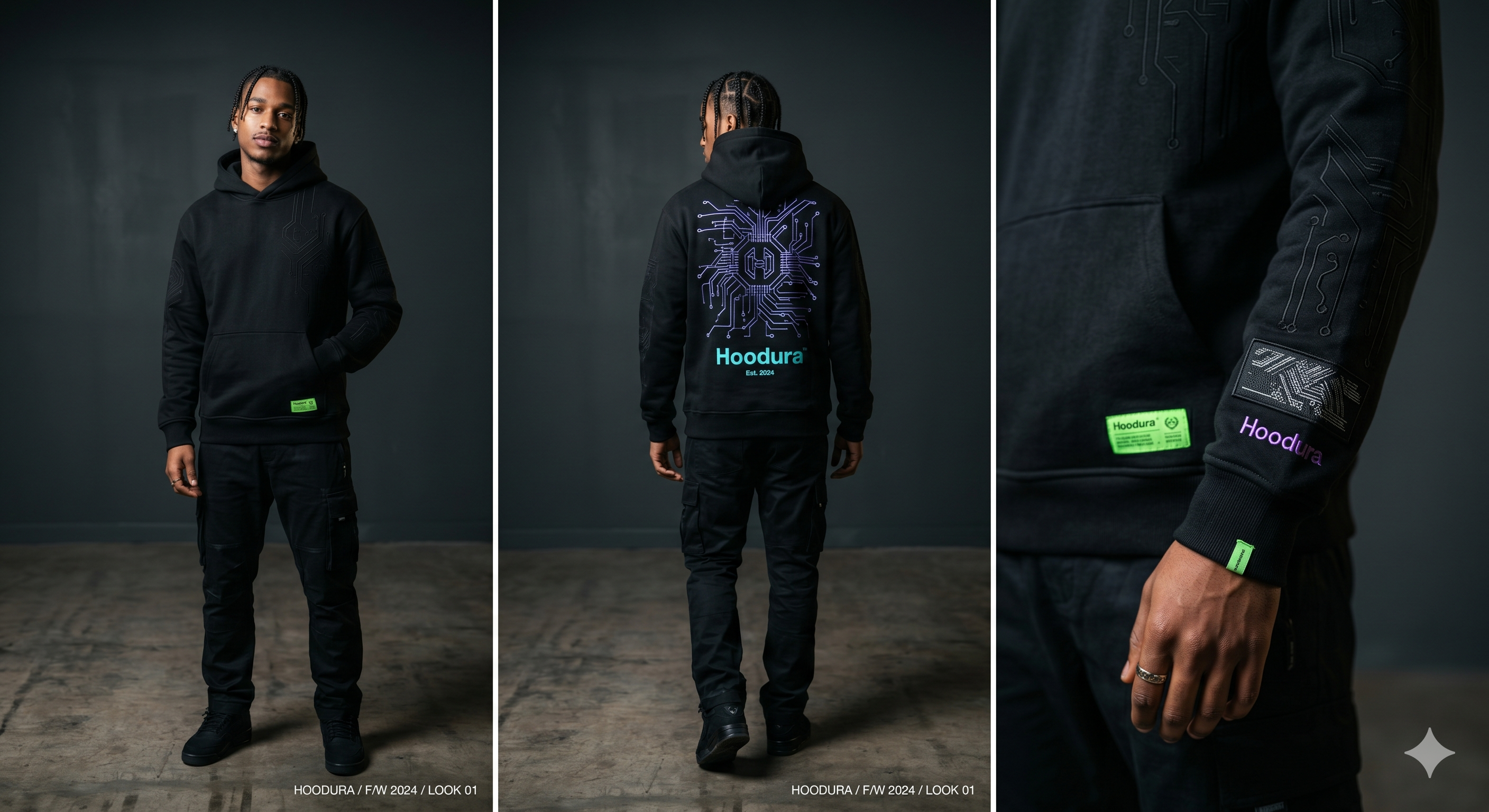 Kernel Black hoodie