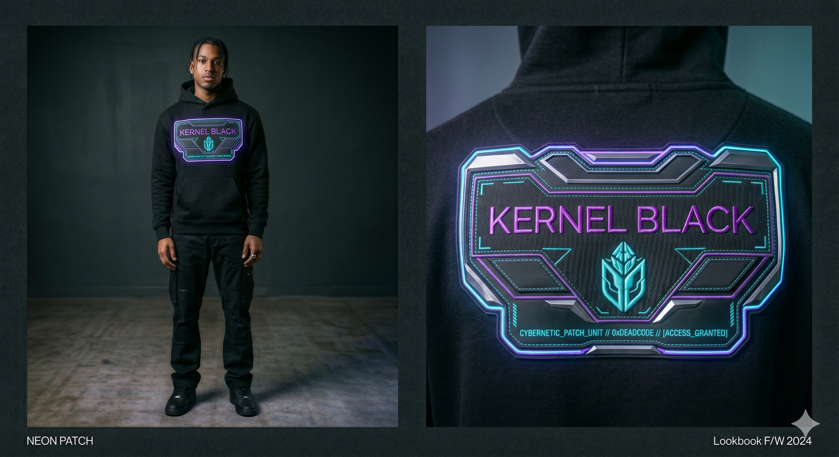 Neon Patch hoodie